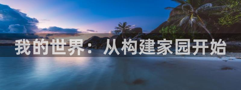 征途国际大厅透视：我的世界：从构建家园开始