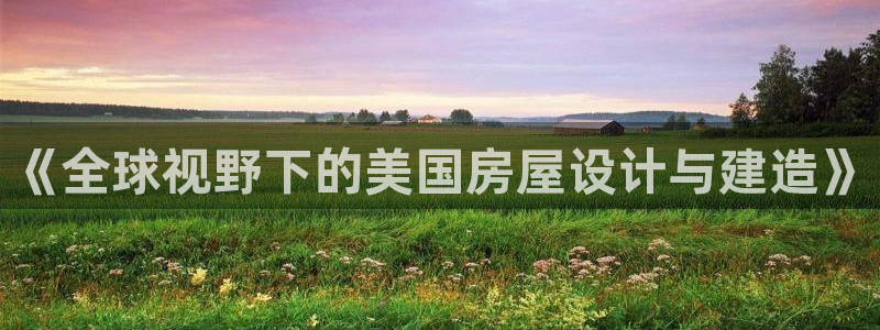 征途国际提现多久到账：《全球视野下的美国房屋设计与建造》